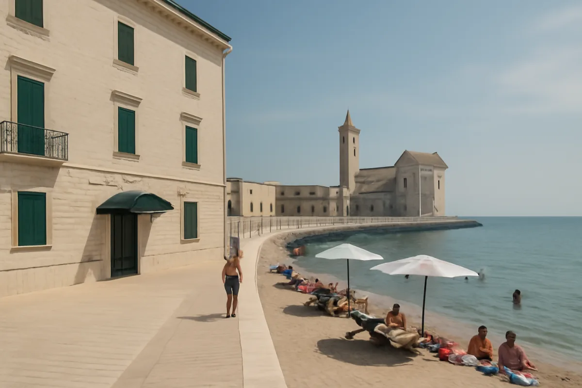 A Trani non ci sono hotel con spiaggia privata: le alternative sul mare