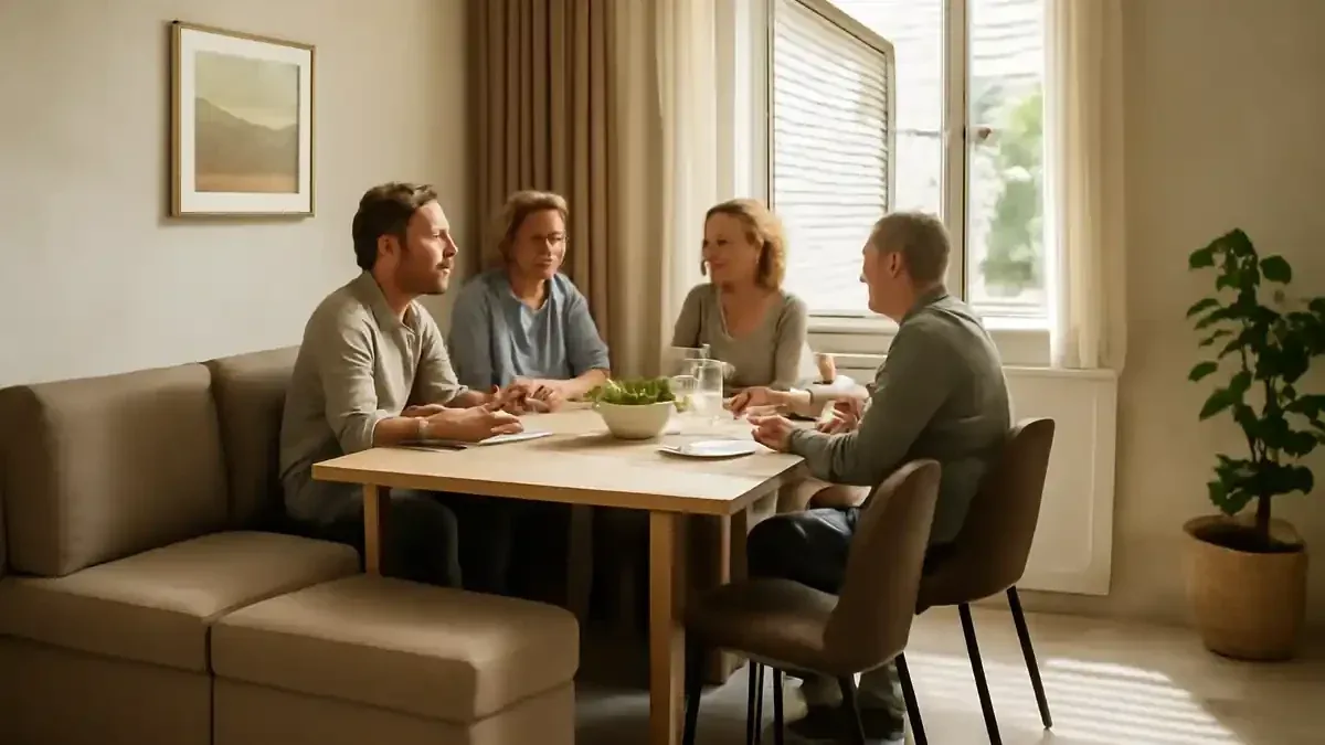 Tavolo da pranzo piccolo per quattro persone: il dettaglio che può complicare colazioni e pasti in casa